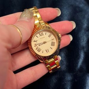 Rose gold Fossil Watch